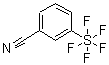 structure of CAS# 401892-82-8, 3-(Pentafluoro-lambda<Sup>6</Sup>-Sulfanyl)Benzonitrile;3-(Pentafluorosulfanyl)benzonitrile;3-(Pentafluorothio)benzonitrile 97%;3-Cyanophenylsulfur pentafluoride
