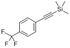 structure of CAS# 40230-95-3, 1-[(Trimethylsilyl)ethynyl]-4-(trifluoromethyl)benzene;1-[(Trimethylsilyl)Ethynyl]-4-(Trifluoromethyl)Benzene,[4-(Trifluoromethyl)Phenyl](Trimethylsilyl)Acetylene;1-[(Trimethylsilyl)Ethynyl]-4-(Trifluoromethyl)Benzene, 97%;1-((TRIMETHYLSILYL)ETHYNYL)-4-TRIFLUORO&