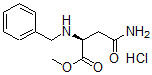 结构式 CAS# 402929-49-1, N2-(苯基甲基)-L-天冬氨酰胺酸甲酯单盐酸盐