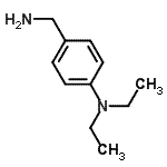 结构式 CAS# 40336-81-0, 4-(氨基甲基)-N,N-二乙基苯胺