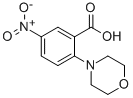 结构式 CAS# 4036-83-3, 2-吗啉基-5-硝基苯甲酸