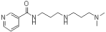 结构式 CAS# 404013-89-4, N-(3-{[3-(二甲基氨基)丙基]氨基}丙基)烟酰胺