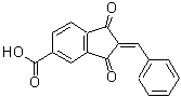 CAS#: 40462-12-2， (2Z)-2-Benzylidene-1,3-Dioxo-5-Indanecarboxylic Acid