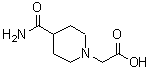 structure of CAS# 40479-21-8, (4-Carbamoyl-1-Piperidinyl)Acetic Acid;(4-Carbamoyl-piperidin-1-yl)-acetic acid;[4-(aminocarbonyl)piperidin-1-yl]acetic acid;2-(4-carbamoylpiperidin-1-yl)acetic acid