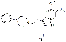 CAS#: 40523-01-1， 5,6-Dimethoxy-2-Methyl-3-[2-(4-Phenyl-1-Piperazinyl)Ethyl]-1H-Indole Hydrochloride