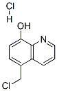 structure of CAS# 4053-45-6, 5-(Chloromethyl)-8-Quinolinol Hydrochloride;8-Quinolinol, 5-(Chloromethyl)-, Hydrochloride