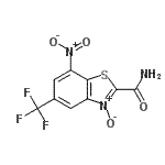 CAS#: 40533-25-3， 7-Nitro-5-(Trifluoromethyl)-1,3-Benzothiazole-2-Carboxamide 3-Oxide