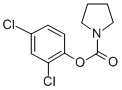 CAS#: 40575-34-6， 1-Pyrrolidinecarboxylic acid, 2,4-dichlorophenyl ester