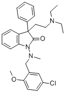 CAS#: 40714-40-7， 1-[Methyl(5-Chloro-2-Methoxybenzyl)Amino]-3-(2-Diethylaminoethyl)-3-Phenyl-2-Indolinone