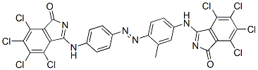 CAS#: 40716-47-0， 4,5,6,7-Tetrachloro-3-[[3-Methyl-4-[[4-[(4,5,6,7-Tetrachloro-1-Oxo-1H-Isoindol-3-Yl)Amino]Phenyl]Azo]Phenyl]Amino]-1H-Isoindol-1-One