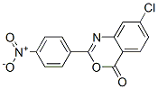 structure of CAS# 40728-79-8, 7-Chloro-2-(4-Nitrophenyl)-4H-3,1-Benzoxazin-4-One;Oprea1_710277;Zinc00292563;Nsc176314