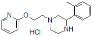 CAS#: 40737-70-0， 1-(2-(2-Pyridyloxy)ethyl)-3-o-tolylpiperazine hydrochloride