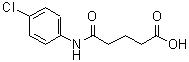 结构式 CAS# 40828-92-0, 5-[(4-氯苯基)氨基]-5-氧代戊酸