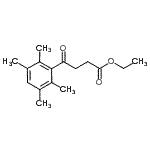 结构式 CAS# 40888-48-0, 乙基4-氧代-4-(2,3,5,6-四甲基苯基)丁酸酯