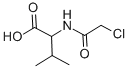 structure of CAS# 4090-17-9, Chloroacetyl-DL-Valine;2-[(2-Chloroacetyl)Amino]-3-Methyl-Butanoic Acid;2-[(2-Chloro-1-Oxoethyl)Amino]-3-Methylbutanoic Acid;2-[(2-Chloroacetyl)Amino]-3-Methyl-Butyric Acid