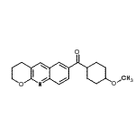 CAS#: 409345-29-5， 3,4-Dihydro-2H-Pyrano[2,3-b]Quinolin-7-Yl(4-Methoxycyclohexyl)Methanone
