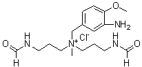 CAS#: 40948-32-1， (3-Amino-4-Methoxybenzyl)Bis[3-(Formylamino)Propyl]Methylammonium Chloride