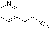 structure of CAS# 41038-67-9, 3-(3-Pyridinyl)Propanenitrile;3-Pyridin-3-yl-;3-PYRIDIN-3-YL- PROPIONITRILE;3-Pyridin-3-yl-propionitrile