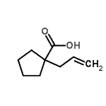 CAS#: 411238-08-9， 1-Allylcyclopentanecarboxylic Acid