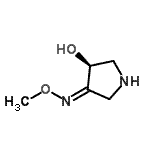 CAS#: 412278-76-3， (3S,4Z)-4-(Methoxyimino)-3-Pyrrolidinol