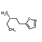 CAS#: 41248-87-7， 5-[(3S)-3-Methylpentyl]-1,2-Oxazole