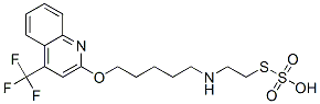 CAS#: 41287-34-7， Thiosulfuric Acid Hydrogen S-[2-[[5-[[4-(Trifluoromethyl)-2-Quinolinyl]Oxy]Pentyl]Amino]Ethyl] Ester