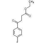 结构式 CAS# 41310-80-9, 乙基4-(4-氟苯基)-4-氧代丁酸酯