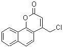 结构式 CAS# 41321-76-0, 4-(氯甲基)-2H-苯并[h]苯并吡喃-2-酮