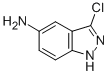 结构式 CAS# 41330-49-8, 3-氯-1H-吲唑-5-胺