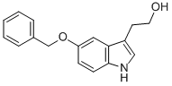 结构式 CAS# 41339-61-1, 2-(5-苄氧基-1H-吲哚-3-基)-乙醇