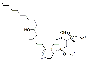 CAS#: 41344-13-2， Disodium 4-[2-[[3-[(2-Hydroxydodecyl)Methylamino]-1-Oxopropyl](2-Hydroxyethyl)Amino]Ethyl] 2-Sulphonatosuccinate