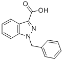 结构式 CAS# 41354-03-4, 1-苄基吲唑基-3-羧酸