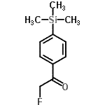 CAS#: 413598-85-3， 2-Fluoro-1-[4-(Trimethylsilyl)Phenyl]Ethanone