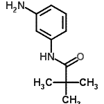结构式 CAS# 41402-58-8, N-(3-氨基苯基)-2,2-二甲基丙酰胺
