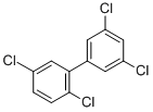 structure of CAS# 41464-42-0, 2,3',5,5'-Tetrachlorobiphenyl;1,1'-Biphenyl, 2,3',5,5'-Tetrachloro-;2,3',5,5'-Tetrachlorobiphenyl;2,3',5,5'-Tetrachloro-1,1'-Biphenyl