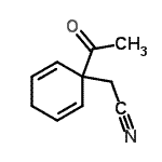 CAS#: 41477-89-8， (1-Acetyl-2,5-Cyclohexadien-1-Yl)Acetonitrile