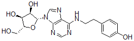 CAS#: 41552-94-7， N6-(4-Hydroxyphenethyl)-Adenosine)
