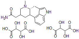 CAS#: 41562-69-0， (8-beta)-6-Methylergoline-8-acetamide ditartrate