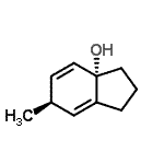 CAS 登录号：415707-86-7， (3aS,6S)-6-甲基-1,2,3,6-四氢-3aH-茚-3a-醇