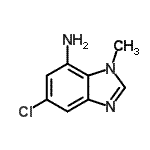 CAS#: 41687-14-3， 5-Chloro-1-Methyl-1H-Benzimidazol-7-Amine