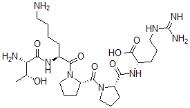 CAS#: 41961-58-4， H-Thr-Lys-Pro-Pro-Arg-OH