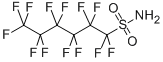 structure of CAS# 41997-13-1, Perfluorohexanesulfonamide
