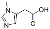 CAS 登录号：4200-48-0， 2-(3-甲基咪唑-4-基)乙酸