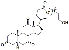 CAS#: 4201-78-9， (2-Hydroxyethyl)Trimethylammonium (5beta)-3,7,12-Trioxocholan-24-Oate