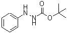 结构式 CAS# 42116-43-8, 2-苯基肼羧酸叔丁酯
