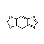CAS 登录号：42129-66-8， 4H-[1,3]二氧杂环戊并[4,5-f]苯并咪唑