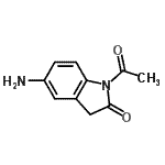 结构式 CAS# 422518-10-3, 1-乙酰基-5-氨基-1,3-二氢-2H-吲哚-2-酮