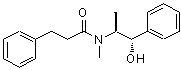 structure of CAS# 42407-58-9, N-[(1S,2S)-1-Hydroxy-1-Phenyl-2-Propanyl]-N-Methyl-3-Phenylpropanamide;MFCD08752536;N-(2-Hydr<wbr>oxy-1-met<wbr>hyl-2-phe<wbr>nylethyl)<wbr>-N-methyl<wbr>-3-phenyl<wbr>propionam<wbr>ide