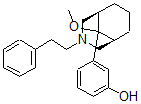 CAS#: 42471-70-5， 3-[(1R,5S)-9-Methoxy-3-(2-phenylethyl)-3-azabicyclo[3.3.1]nonan-9-yl]phenol