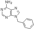 structure of CAS# 4261-14-7, 9-Benzyladenine;9-(Phenylmethyl)-6-Purinamine;[9-(Benzyl)Purin-6-Yl]Amine;9-(Phenylmethyl)-9H-Purin-6-Amine